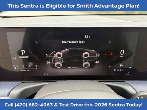 New 2026 Nissan Sentra SL w/ Floor Mat Package FWD image 16
