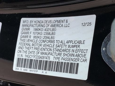 Used 2025 Honda Accord LX image 35