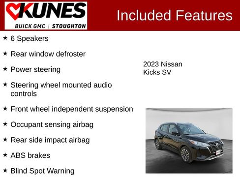 Used 2023 Nissan Kicks SV FWD image 3