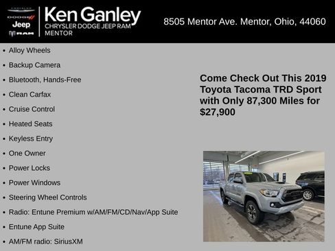 Used 2019 Toyota Tacoma TRD Sport image 5