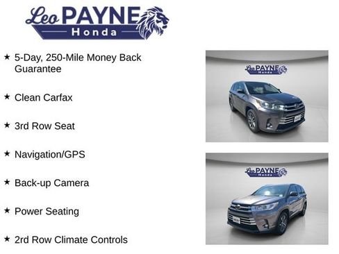 Used 2019 Toyota Highlander XLE AWD/4WD image 6