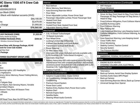 Used 2024 GMC Sierra 1500 AT4 w/ Technology Package image 26