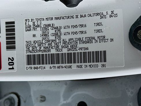 Certified 2023 Toyota Tacoma SR5 w/ SX Package RWD image 30