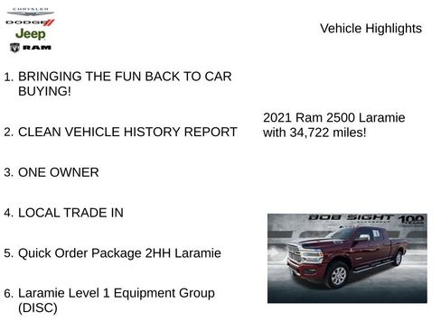 Used 2021 RAM 2500 Laramie image 3