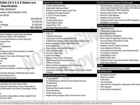 Used 2024 MAZDA CX-5 AWD 2.5 S w/ Select Package image 33