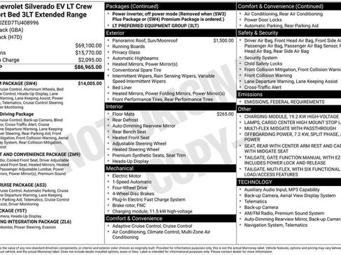 New 2026 Chevrolet Silverado EV LT w/ Premium Package image 5