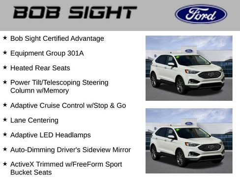 Used 2024 Ford Edge Titanium w/ Equipment Group 301A AWD/4WD image 3