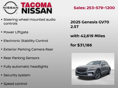 Used 2025 Genesis GV70 2.5T image 12