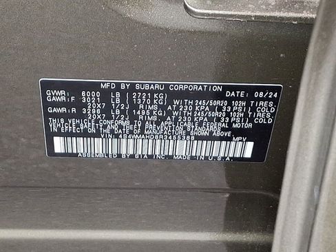 Certified 2024 Subaru Ascent Onyx Edition image 27