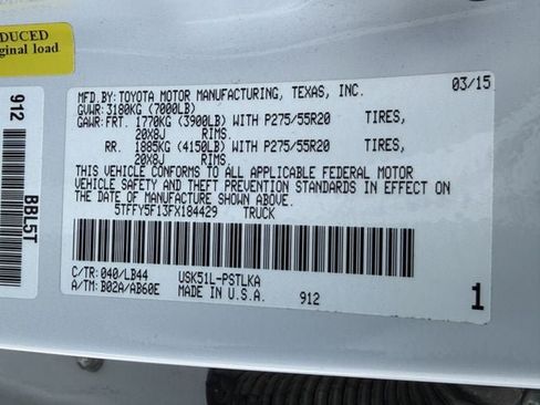 Used 2015 Toyota Tundra Limited RWD image 28