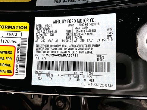 Certified 2021 Ford Bronco Sport image 34