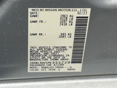 Used 2023 Nissan Altima 2.5 SV FWD image 24