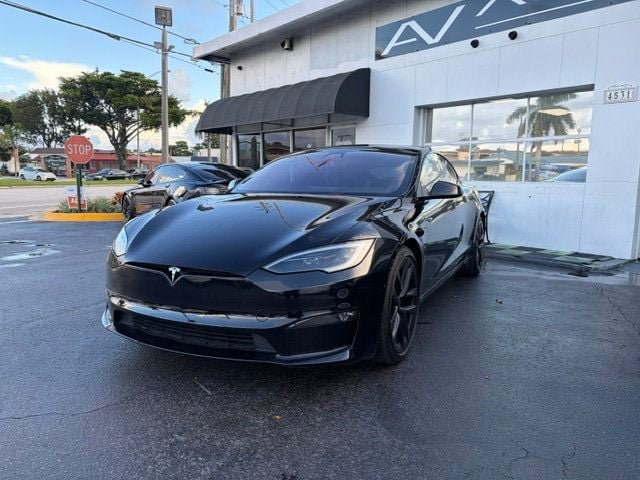 Used 2021 Tesla Model S Plaid AWD/4WD image 1