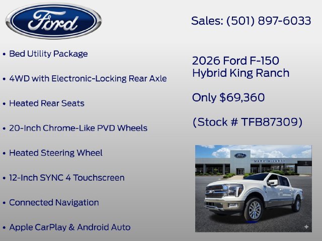 New 2026 Ford F150 King Ranch w/ Equipment Group 601A High AWD/4WD image 12