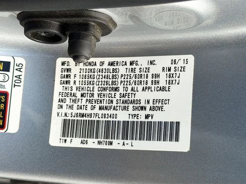 Used 2015 Honda CR-V Touring image 43