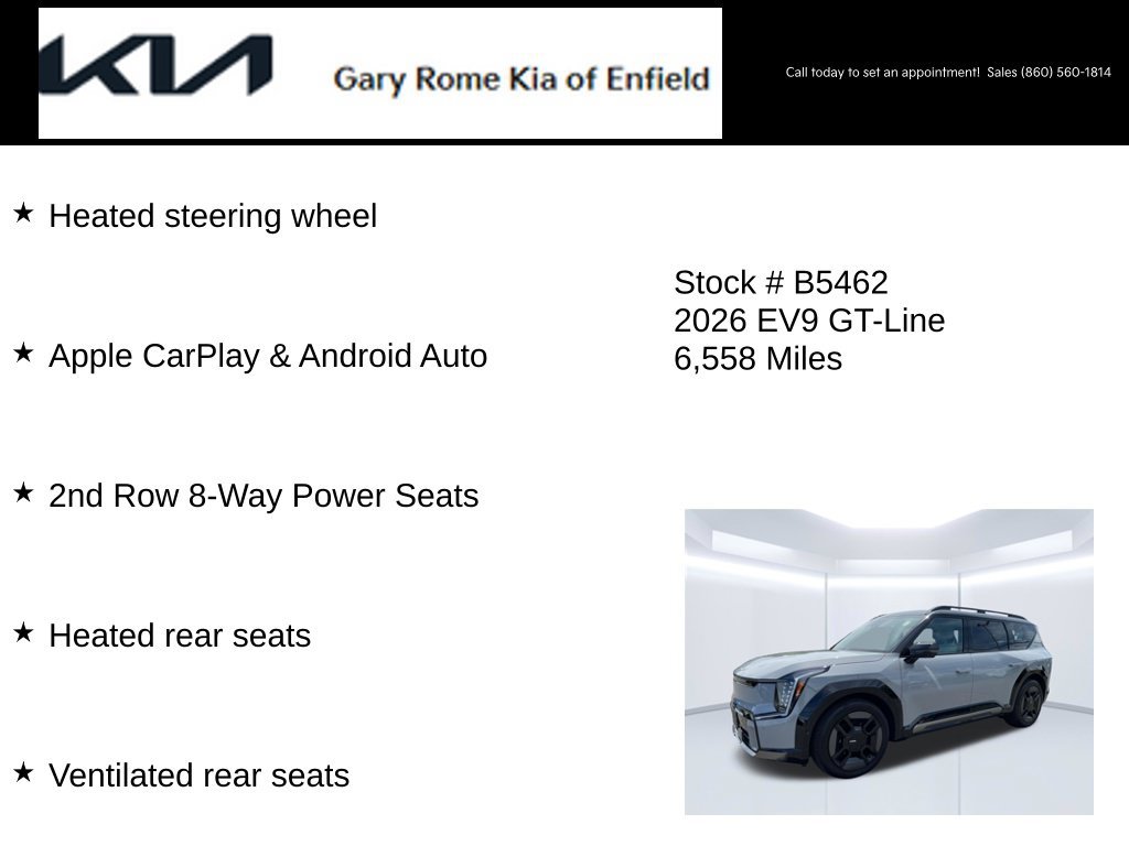 Certified 2026 Kia EV9 GT-Line AWD/4WD image 27