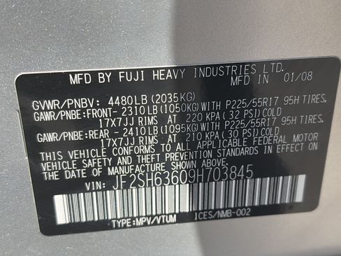 Used 2009 Subaru Forester 2.5X w/ Popular Equipment Group 1B AWD/4WD image 5
