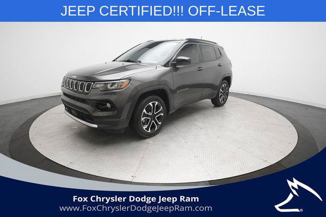 Certified 2023 Jeep Compass Limited AWD/4WD image 1