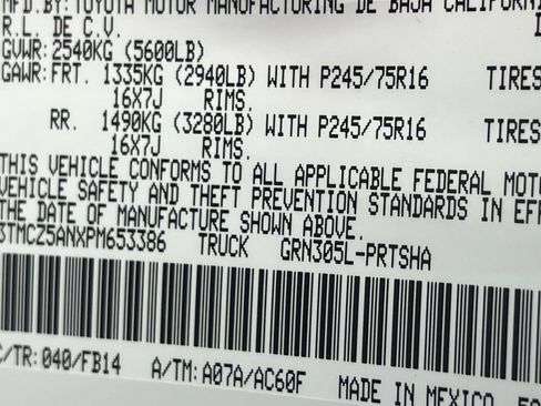 Certified 2023 Toyota Tacoma SR image 27