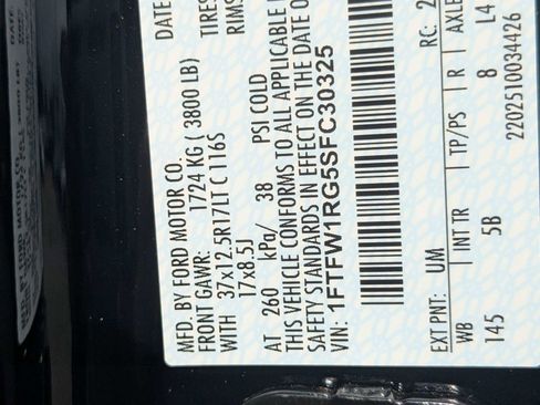 Used 2025 Ford F150 Raptor AWD/4WD image 20