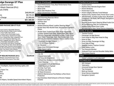 New 2026 Dodge Durango GT image 33