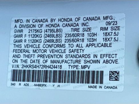 Certified 2024 Honda CR-V EX-L image 32