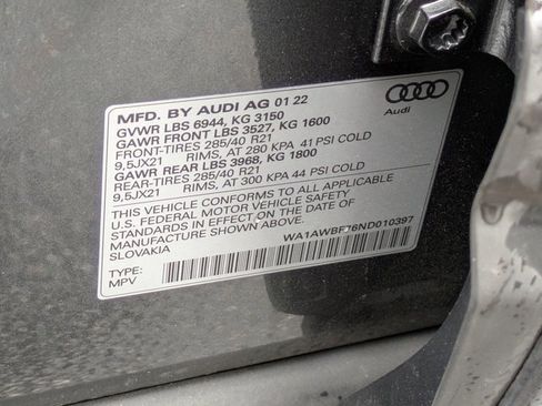 Used 2022 Audi SQ7 Premium Plus image 15