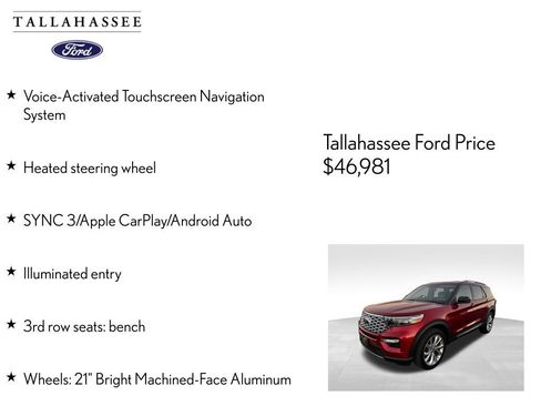 Used 2023 Ford Explorer Platinum w/ Technology Package image 23