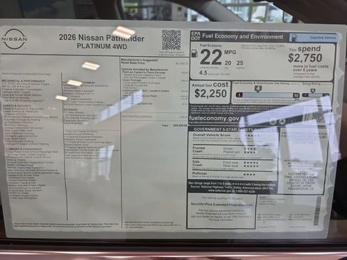 New 2026 Nissan Pathfinder Platinum AWD/4WD image 31