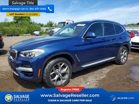 Used 2020 BMW X3 xDrive30i w/ Convenience Package AWD/4WD image 1