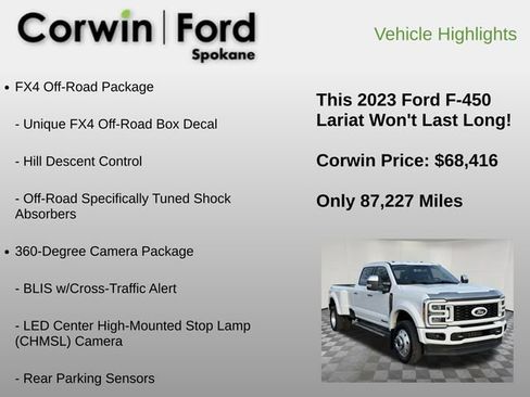 Used 2023 Ford F450 Lariat w/ Chrome Package image 6