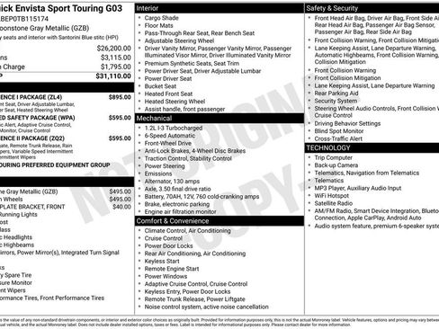 Used 2026 Buick Envista Sport Touring w/ Convenience I Package FWD image 16