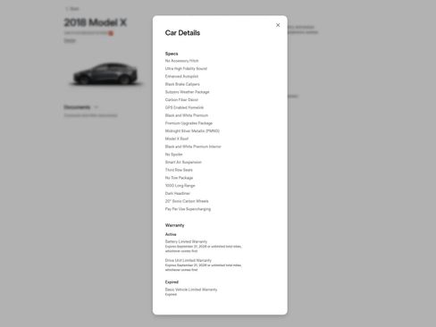 Used 2018 Tesla Model X 100D AWD/4WD image 4