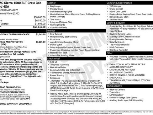 Used 2021 GMC Sierra 1500 SLT AWD/4WD image 1