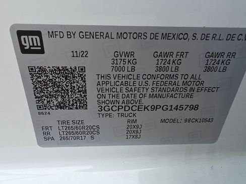 Certified 2023 Chevrolet Silverado 1500 Custom Trail Boss image 35