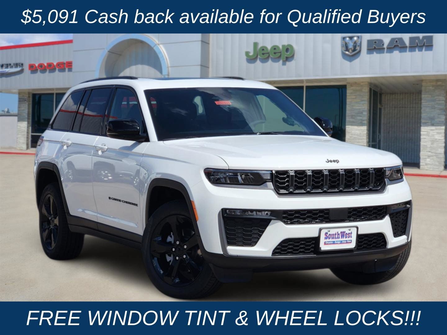 New 2026 Jeep Grand Cherokee Limited AWD/4WD 360° Tour