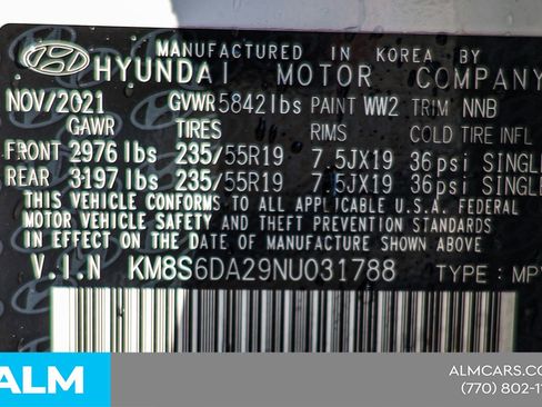 Used 2022 Hyundai Santa Fe SEL Convenience w/ Cargo Package AWD/4WD image 44
