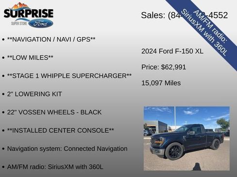 Used 2024 Ford F150 XL w/ Equipment Group 103A High AWD/4WD image 14