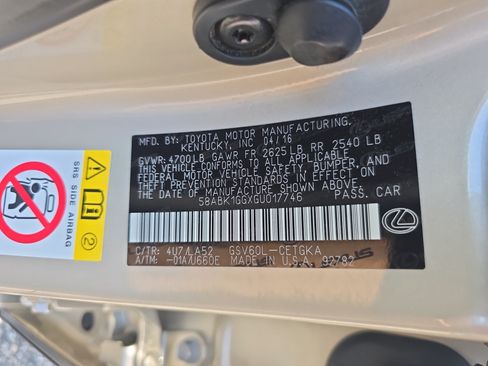Used 2016 Lexus ES 350 FWD image 32