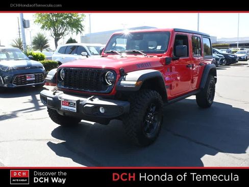 Used 2025 Jeep Wrangler Unlimited Sport S 4xe AWD/4WD image 1