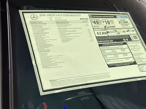 New 2026 Mercedes-Benz S 63 AMG S image 29