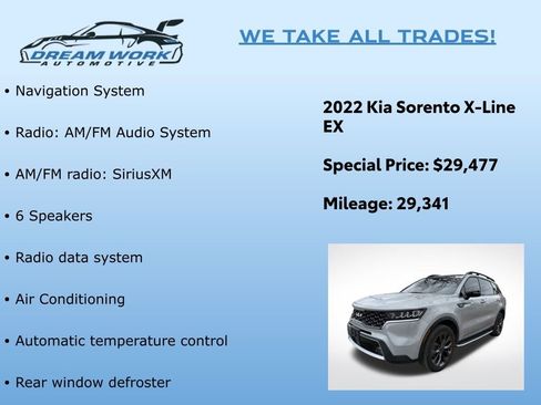 Used 2022 Kia Sorento X-Line EX image 2