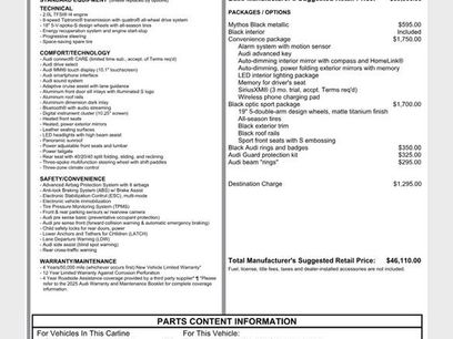 Used 2025 Audi Q3 2.0T Premium w/ Convenience Package