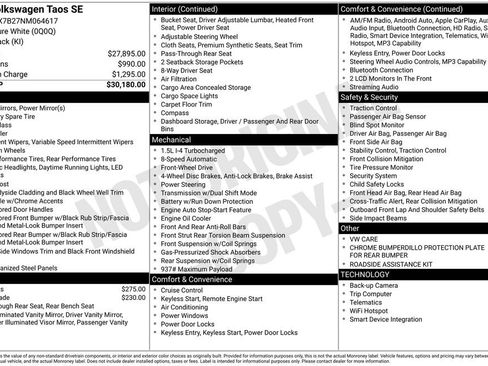 Used 2022 Volkswagen Taos SE FWD image 5