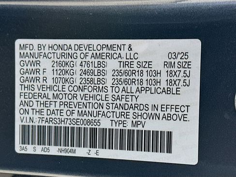 Used 2025 Honda CR-V EX-L image 12