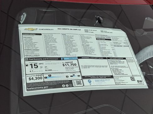 Used 2024 Chevrolet Corvette Z06 w/ Stealth Interior Trim Package image 32