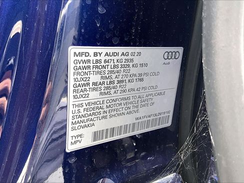 Used 2020 Audi Q8 Prestige AWD/4WD image 35
