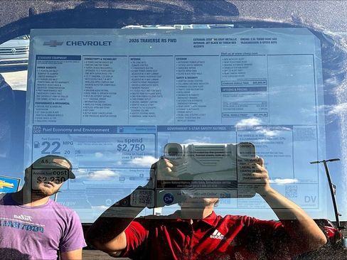 New 2026 Chevrolet Traverse RS image 14