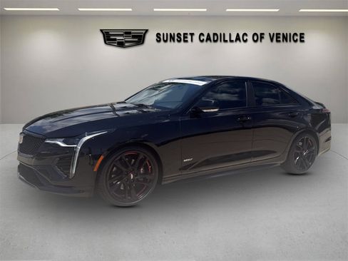 Certified 2025 Cadillac CT4 V w/ LPO, Red Accent Package RWD image 7