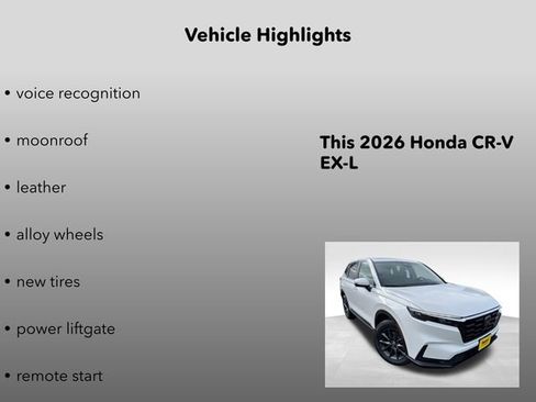 New 2026 Honda CR-V EX-L image 15